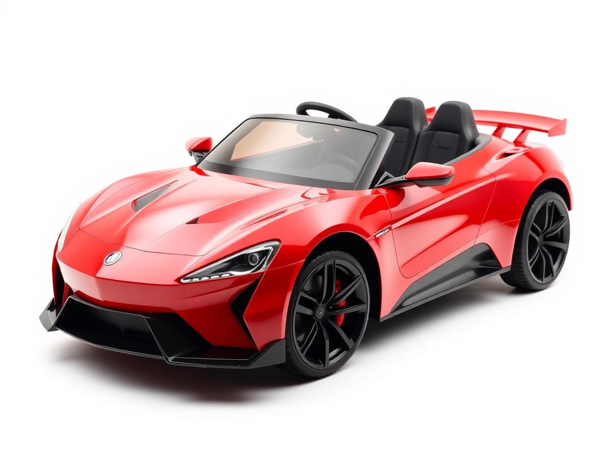 Apex GT kids ride on supercar in Racing Red